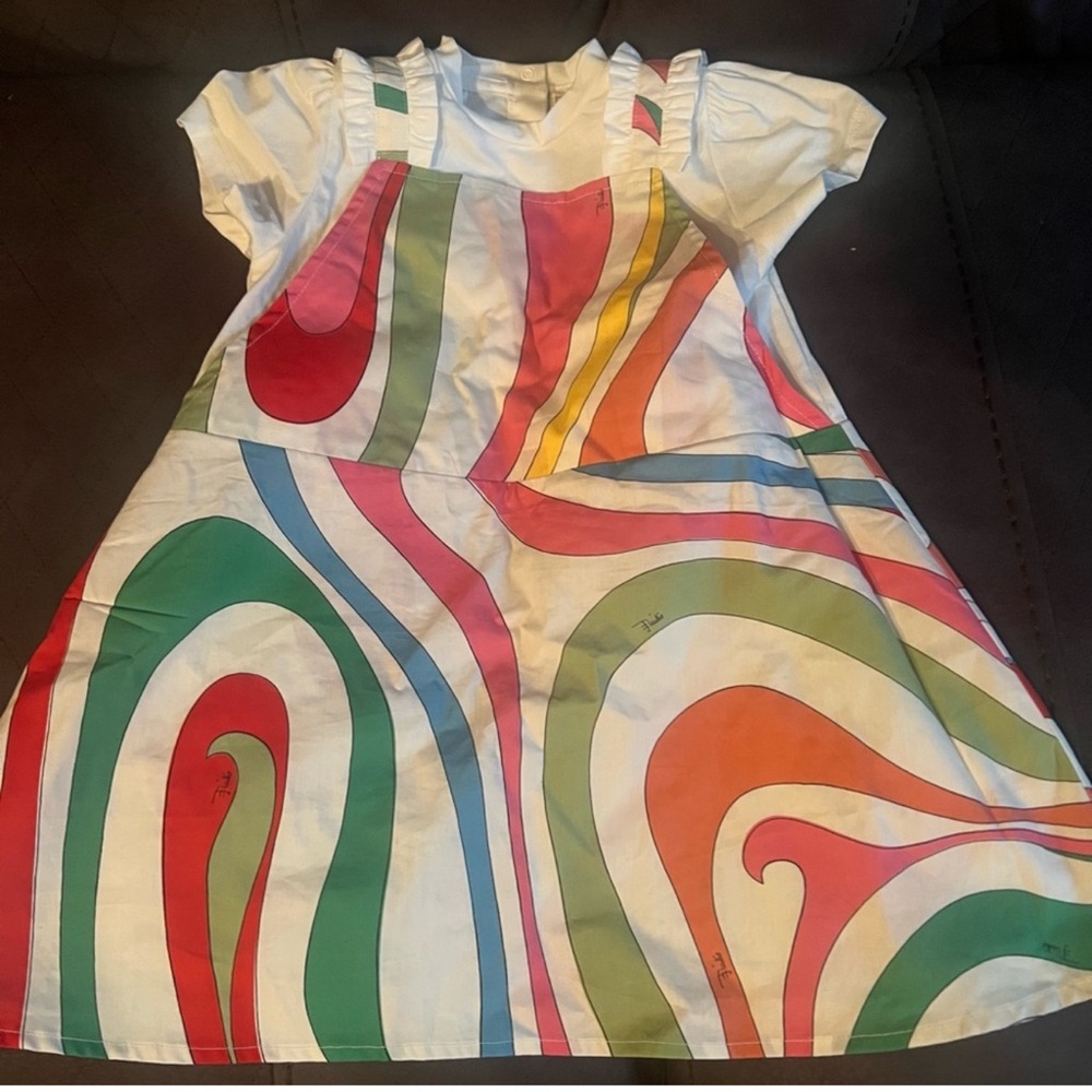 Emilio Pucci Kids Dress - Multicolor Swirl